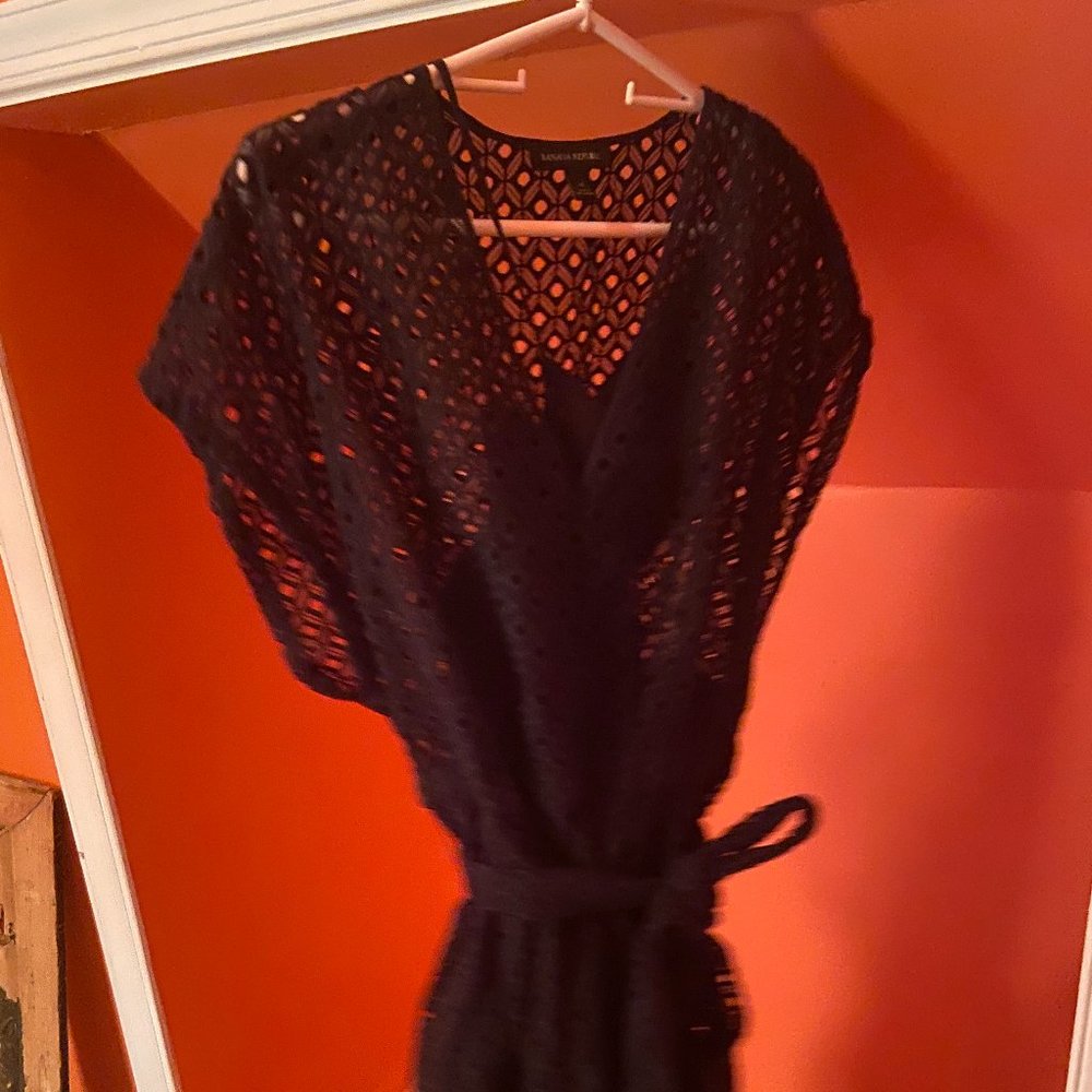 Banana Republic Black tie dress